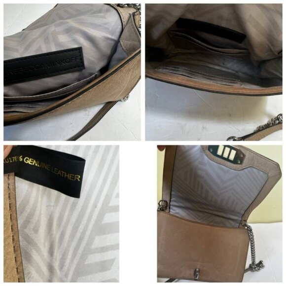 Rebecca Minkhoff Love Embroidered Floral Bag Nubuck Leather Crossbody Shoulder - Picture 15 of 16